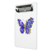 Bloem Saffier Vlinder Mini Klembord (Angled2)