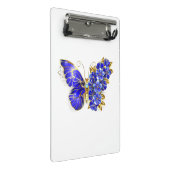 Bloem Saffier Vlinder Mini Klembord (Schuin)