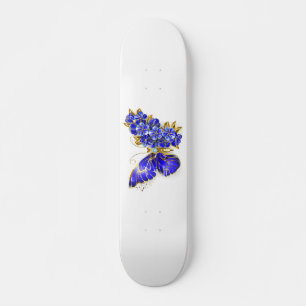 Bloem Saffier Vlinder Persoonlijk Skateboard