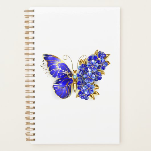 Bloem Saffier Vlinder Planner (Voorkant)