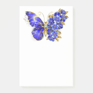 Bloem Saffier Vlinder Post-it® Notes