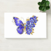 Bloem Saffier Vlinder Post-it® Notes (Kantoor)