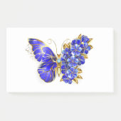 Bloem Saffier Vlinder Post-it® Notes (Voorkant)