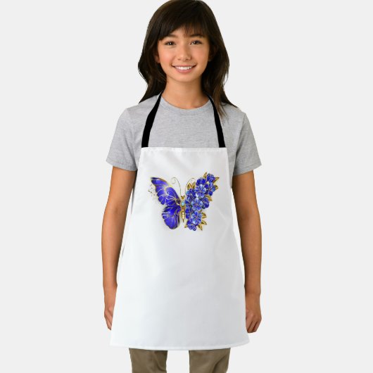 Bloem Saffier Vlinder Schort (Insitu)