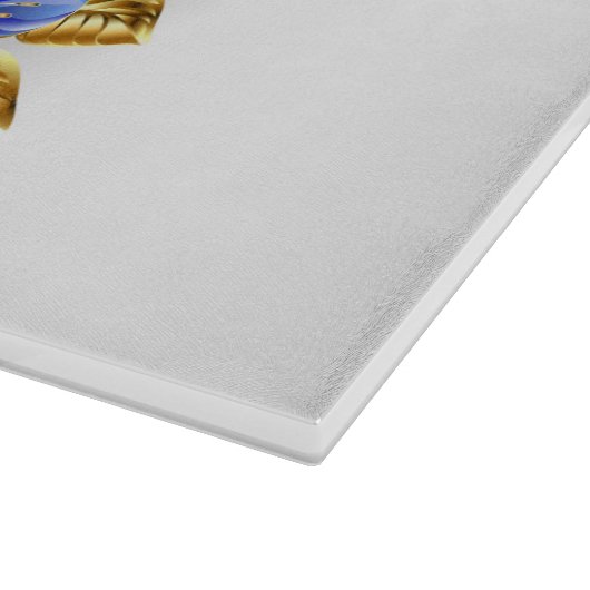 Bloem Saffier Vlinder Snijplank (Hoek)