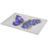 Bloem Saffier Vlinder Snijplank (Hoek)