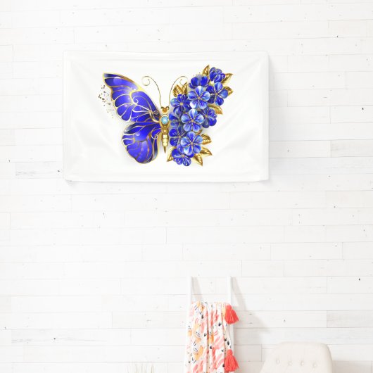 Bloem Saffier Vlinder Spandoek (Insitu)