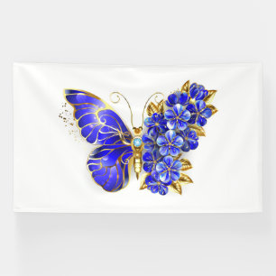 Bloem Saffier Vlinder Spandoek