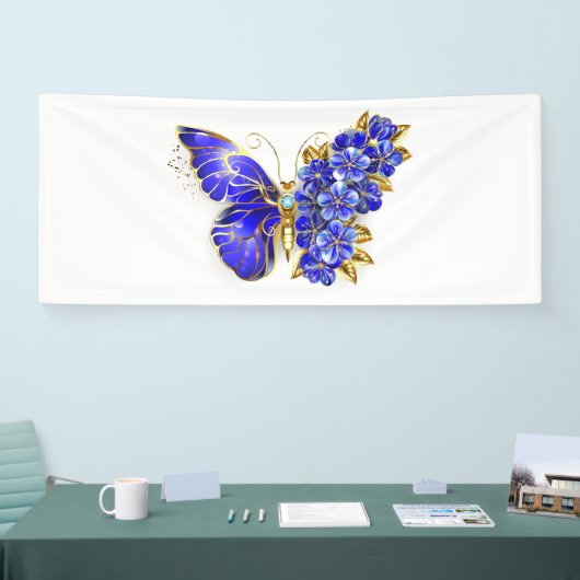 Bloem Saffier Vlinder Spandoek (Beurs)
