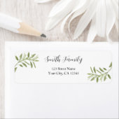 Bloem Salie Blad Retouradres Label (Insitu)