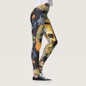 Bloem schedel patroon | Heldere kleuren Leggings (Rechts)