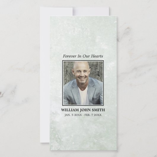 Bloem Sering THANK YOU Grijs | FOTO Bedankkaart (Achterkant)