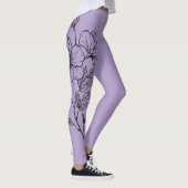 Bloem Sjabloon Leggings (Rechts)