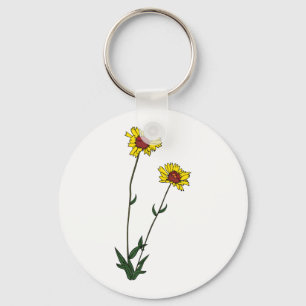 Bloem Sleutelhanger