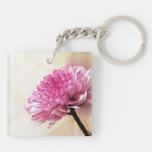 Bloem Sleutelhanger (Achterkant)