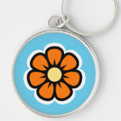 Bloem Sleutelhanger (Voorkant)