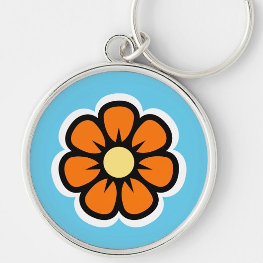 Bloem Sleutelhanger (Voorkant)