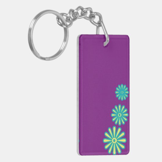 bloem sleutelhanger (Voorkant Links)