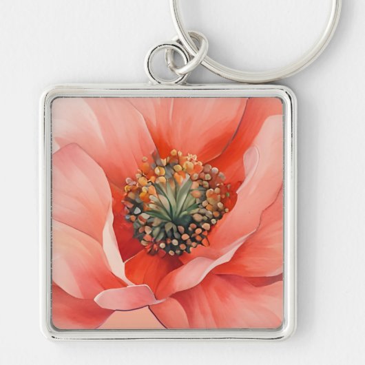 bloem sleutelhanger (Voorkant)