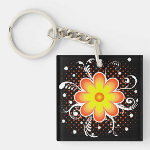 Bloem Sleutelhanger