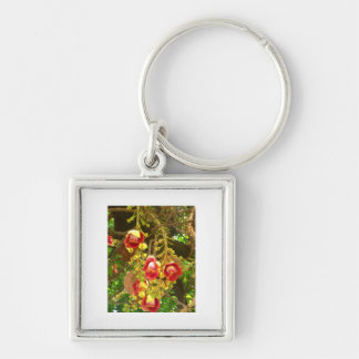bloem sleutelhanger