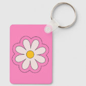 Bloem Sleutelhanger (Achterkant)