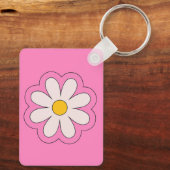 Bloem Sleutelhanger (Achterkant)