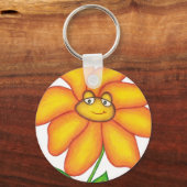 Bloem Sleutelhanger (Voorkant)