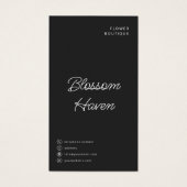 Bloem Snijbloemen Zorg Hang Label Bloemist Kaart (Voorkant)