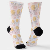 Bloem Sokken (Gebogen)