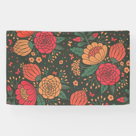 bloem spandoek (Horizontaal)