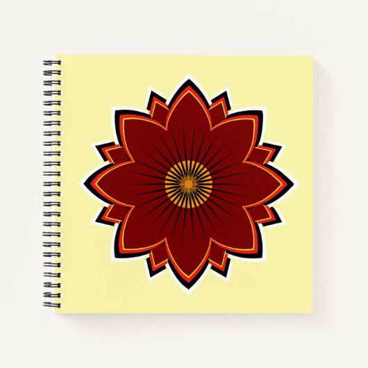 Bloem Spiraalgebonden Boek - Bloemontwerp (Voorkant)