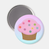 Bloem Sprinkles Cupcake Magneet (Voorkant / Achterkant)