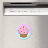 Bloem Sprinkles Cupcake Magneet (Insitu (Vaatwasser))
