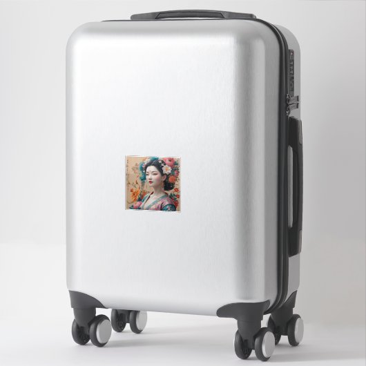 Bloem Sticker (Koffer)