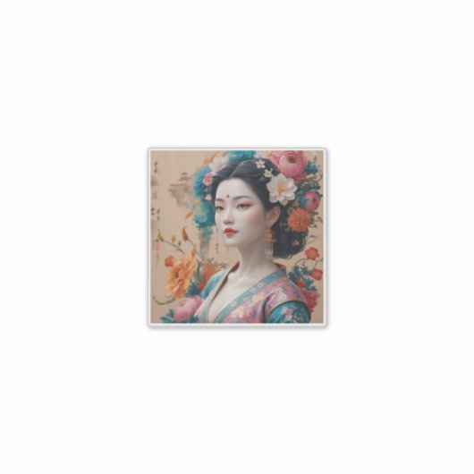 Bloem Sticker (Voorkant)