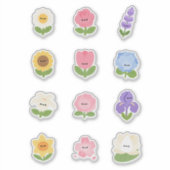 Bloem Sticker (Voorkant)
