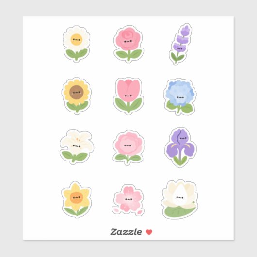 Bloem Sticker (Vel)