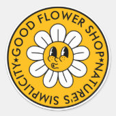 Bloem sticker  (Voorkant)