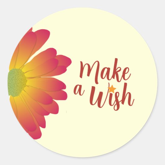 Bloem sticker (Voorkant)