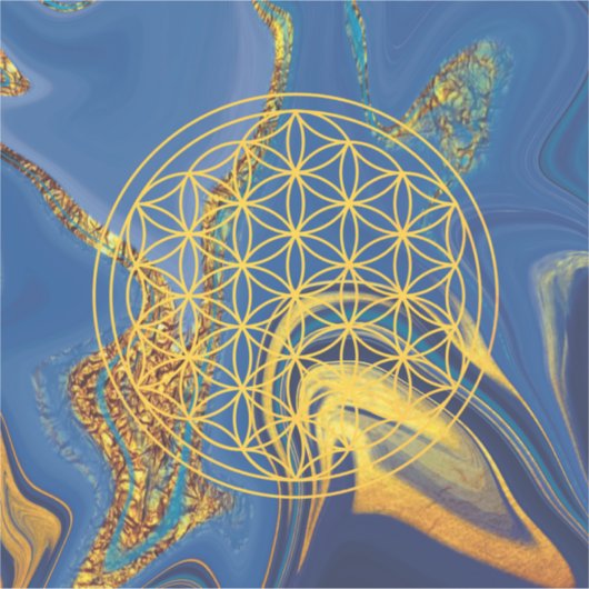 bloem sticker (Voorkant)