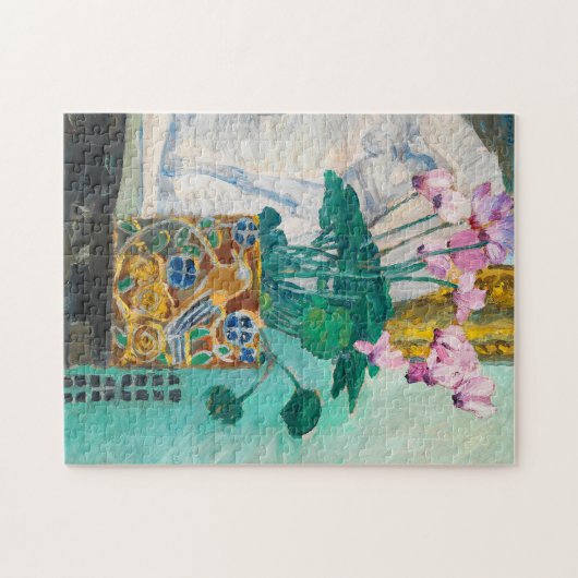 Bloem stilleven | Koloman Moser Legpuzzel (Horizontaal)