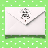 Bloem Storefront Rubber Stamp Zelfinktende Stempel