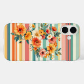 Bloem Strepen Retro (P) Case-Mate iPhone Case (Achterkant (horizontaal))