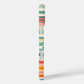 Bloem Strepen Retro (Q) Case-Mate iPhone Case (Achterkant / Rechts)