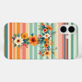 Bloem Strepen Retro (T) Case-Mate iPhone Case (Achterkant (horizontaal))