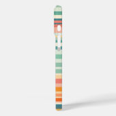 Bloem Strepen Retro (T) Case-Mate iPhone Case (Achterkant / Links)