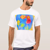 bloem t-shirt (Voorkant)