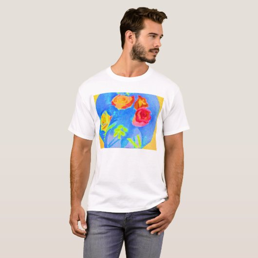 bloem t-shirt (Voorkant volledig)