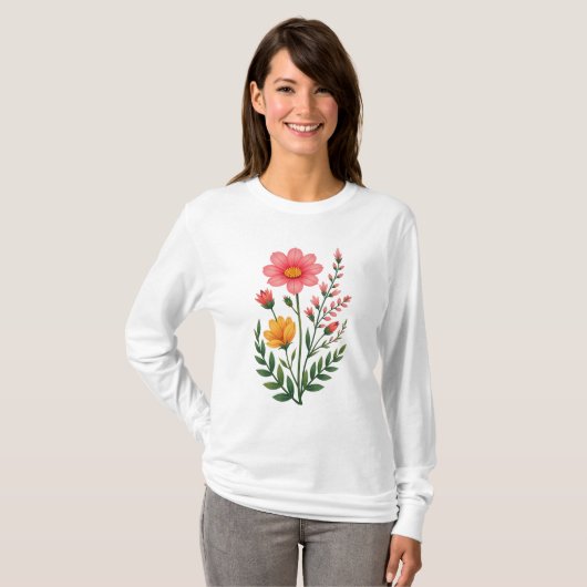 Bloem T-shirt (Voorkant volledig)